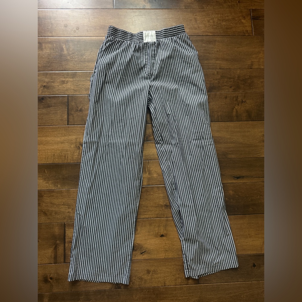 Lioness Black and White Striped Women's Pants
